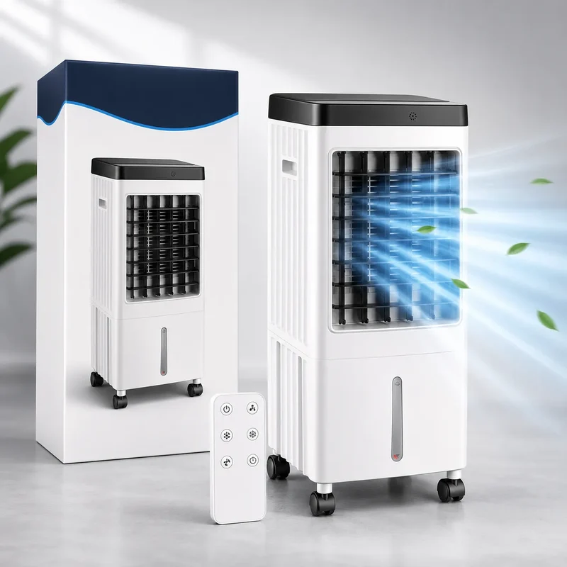 ArcticBreeze | Climatiseur Mobile Sans Évacuation Silencieux 10L