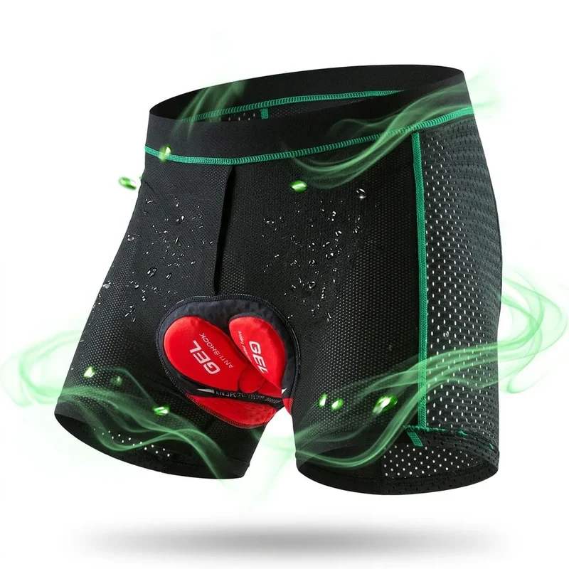 RideComfort | Sous-Short de Cyclisme Rembourré Gel Respirant Unisexe