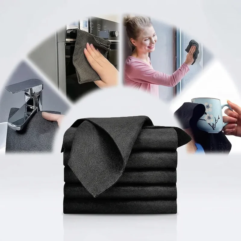 CrystalClean | Chiffon Microfibre vitre Anti-Traces Haute Absorption