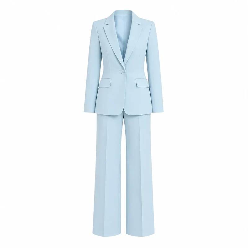 Élégance Prestige | Ensemble Tailleur Femme Blazer Long