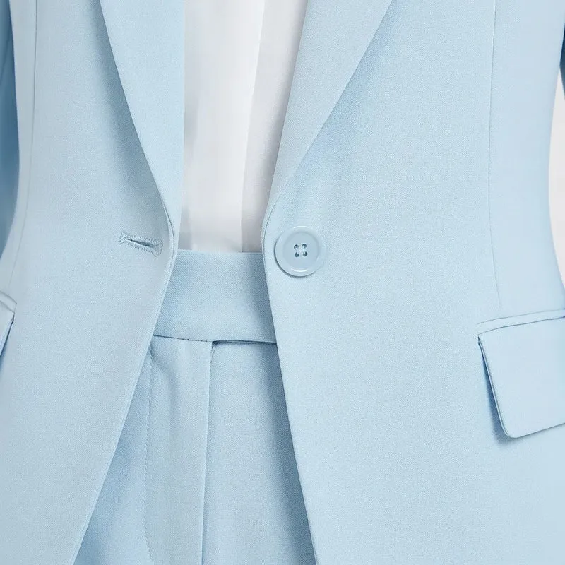 Élégance Prestige | Ensemble Tailleur Femme Blazer Long