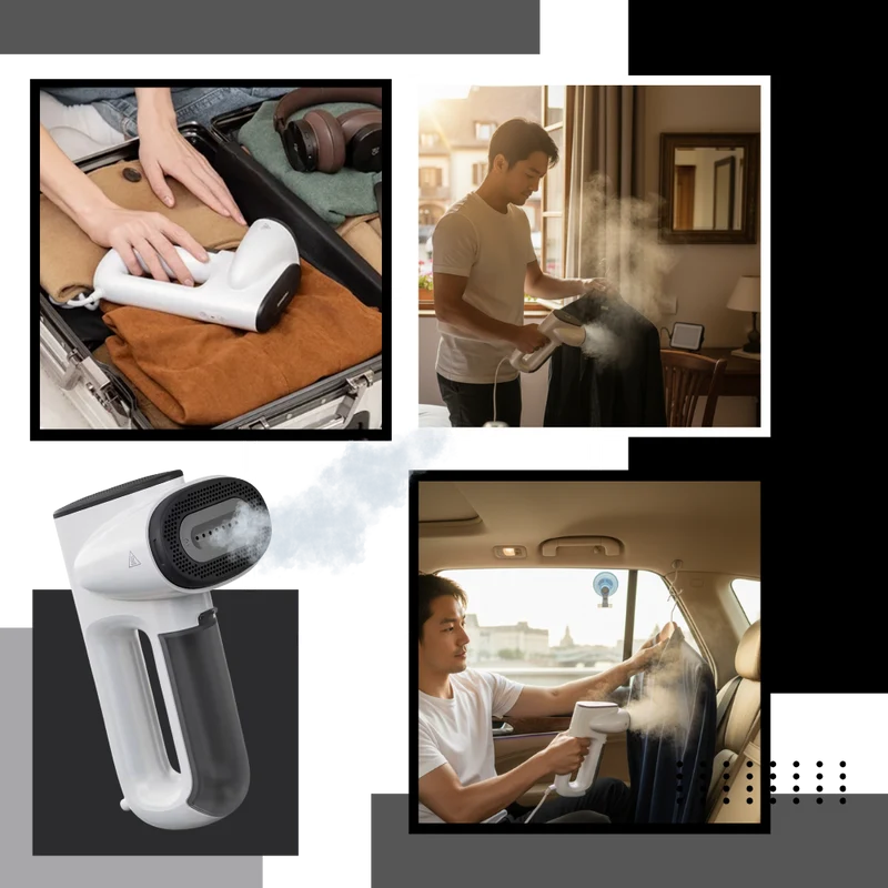 Défroisseur vapeur portable pour vêtements