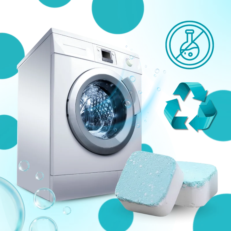 Tablettes nettoyantes aux enzymes pour lave-linge