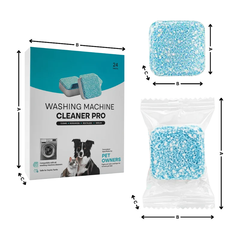 Tablettes nettoyantes aux enzymes pour lave-linge
