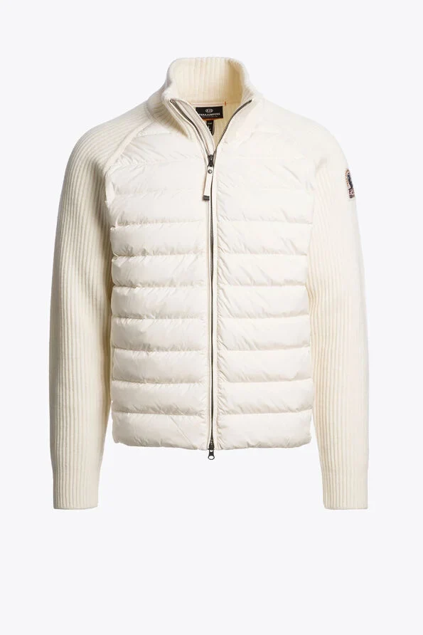 Parajumpers Cardigan Olmo Hybride Warm Ivory