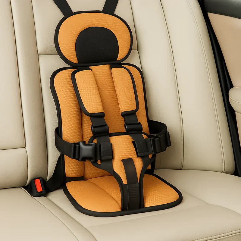 Siège Rehausseur voiture TravelSafe | Rehausseur enfant pliable Rouge