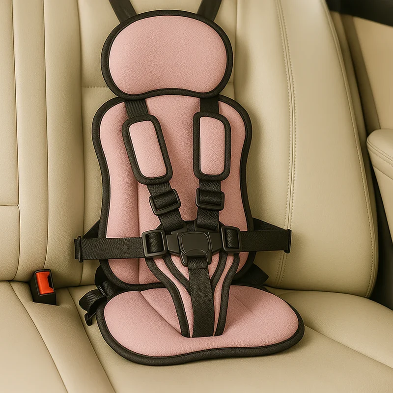 Siège Rehausseur voiture TravelSafe | Rehausseur enfant pliable Rouge