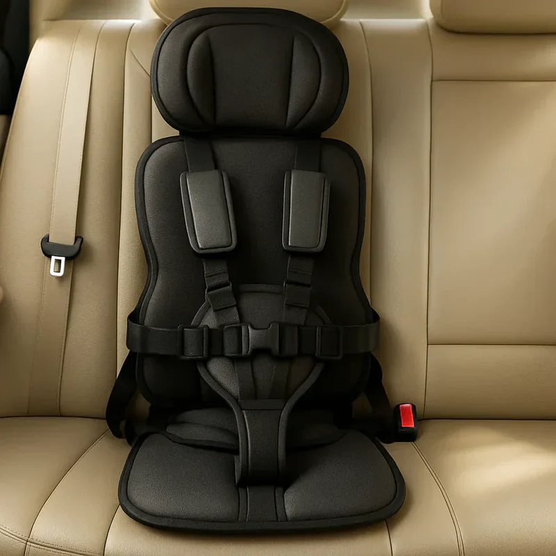Siège Rehausseur voiture TravelSafe | Rehausseur enfant pliable Rouge