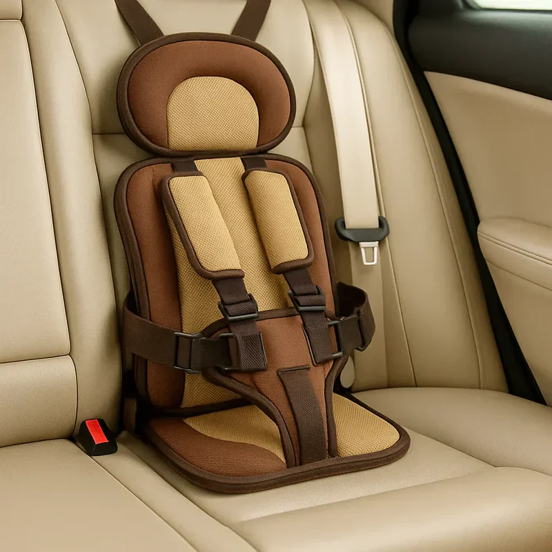 Siège Rehausseur voiture TravelSafe | Rehausseur enfant pliable Rouge