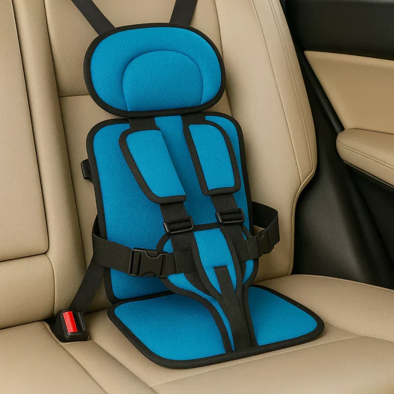 Siège Rehausseur voiture TravelSafe | Rehausseur enfant pliable Rouge