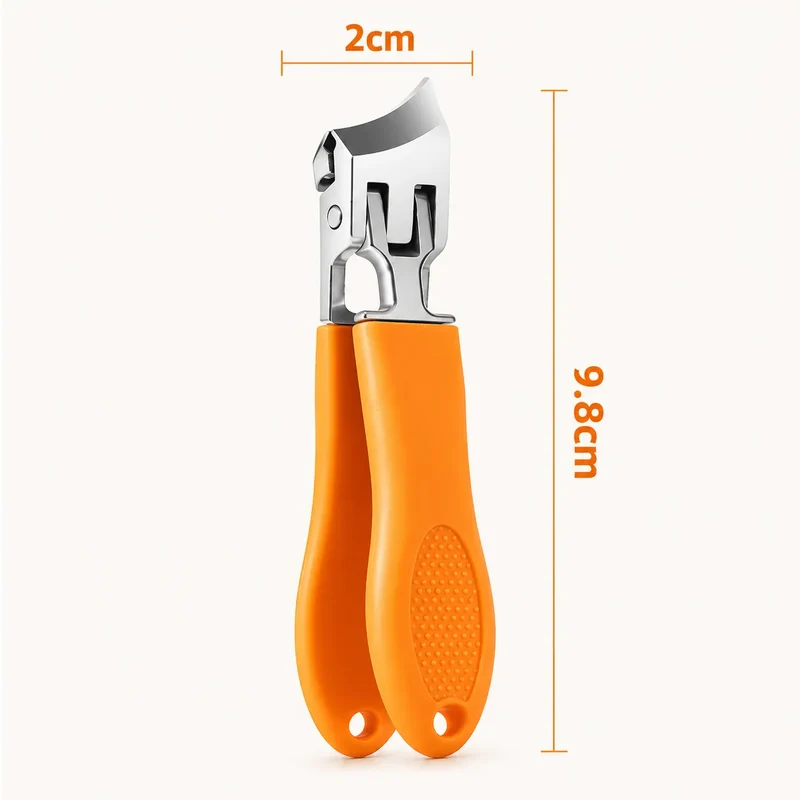 TitanClip | Coupe-Ongles Ergonomique Puissant pour Ongles Épais avec Ouverture Extra Large