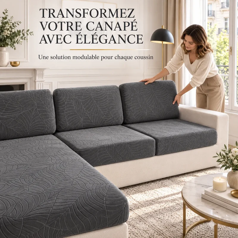 Housse de canapé imperméable | Couvre canapé extensible pour chiens