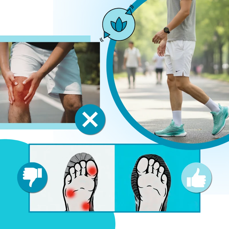 Chaussures de course rembourrées et respirantes