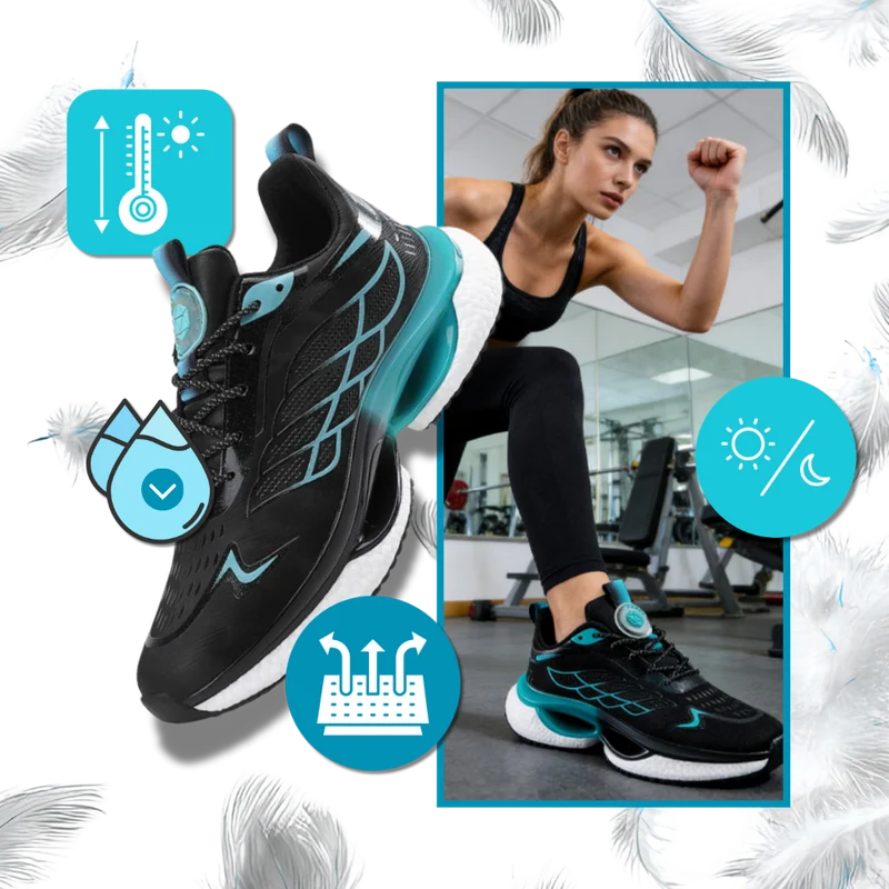 Chaussures de course rembourrées et respirantes