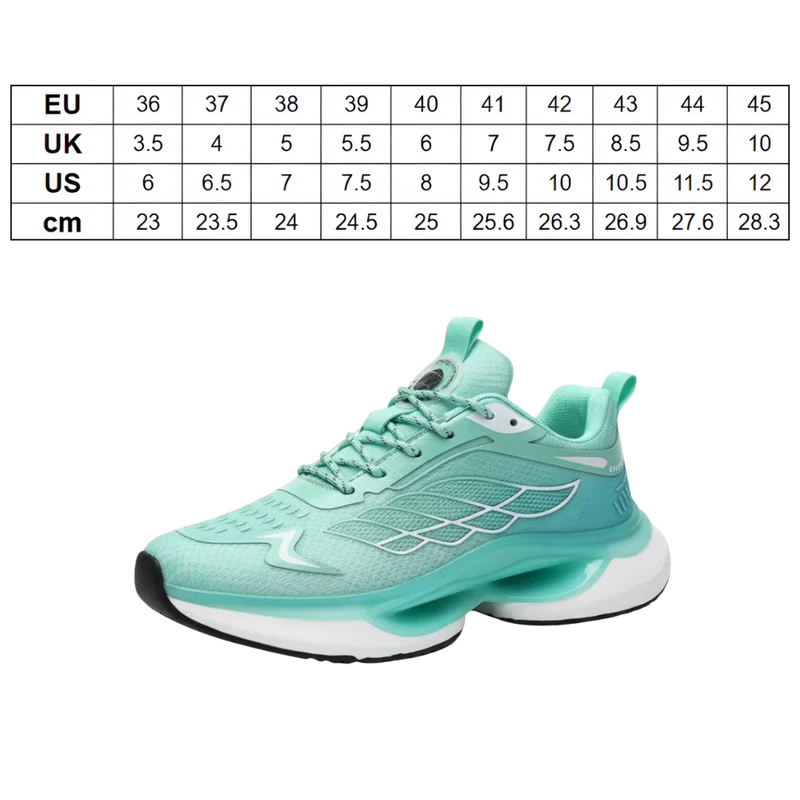 Chaussures de course rembourrées et respirantes