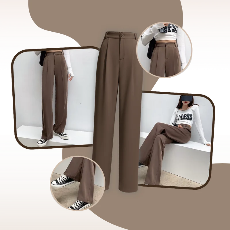 Pantalon chic à coupe large