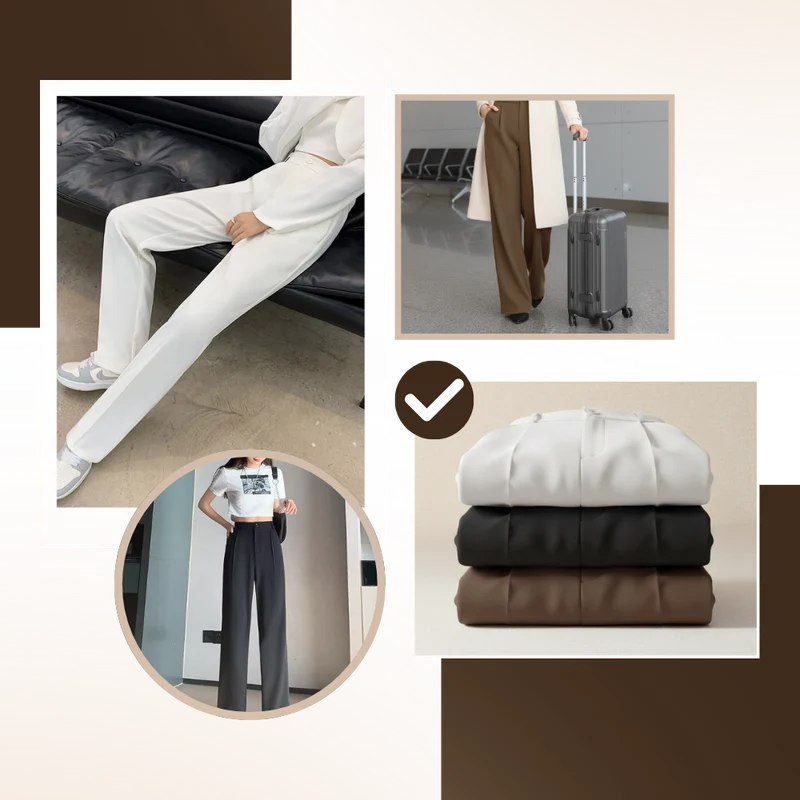 Pantalon chic à coupe large