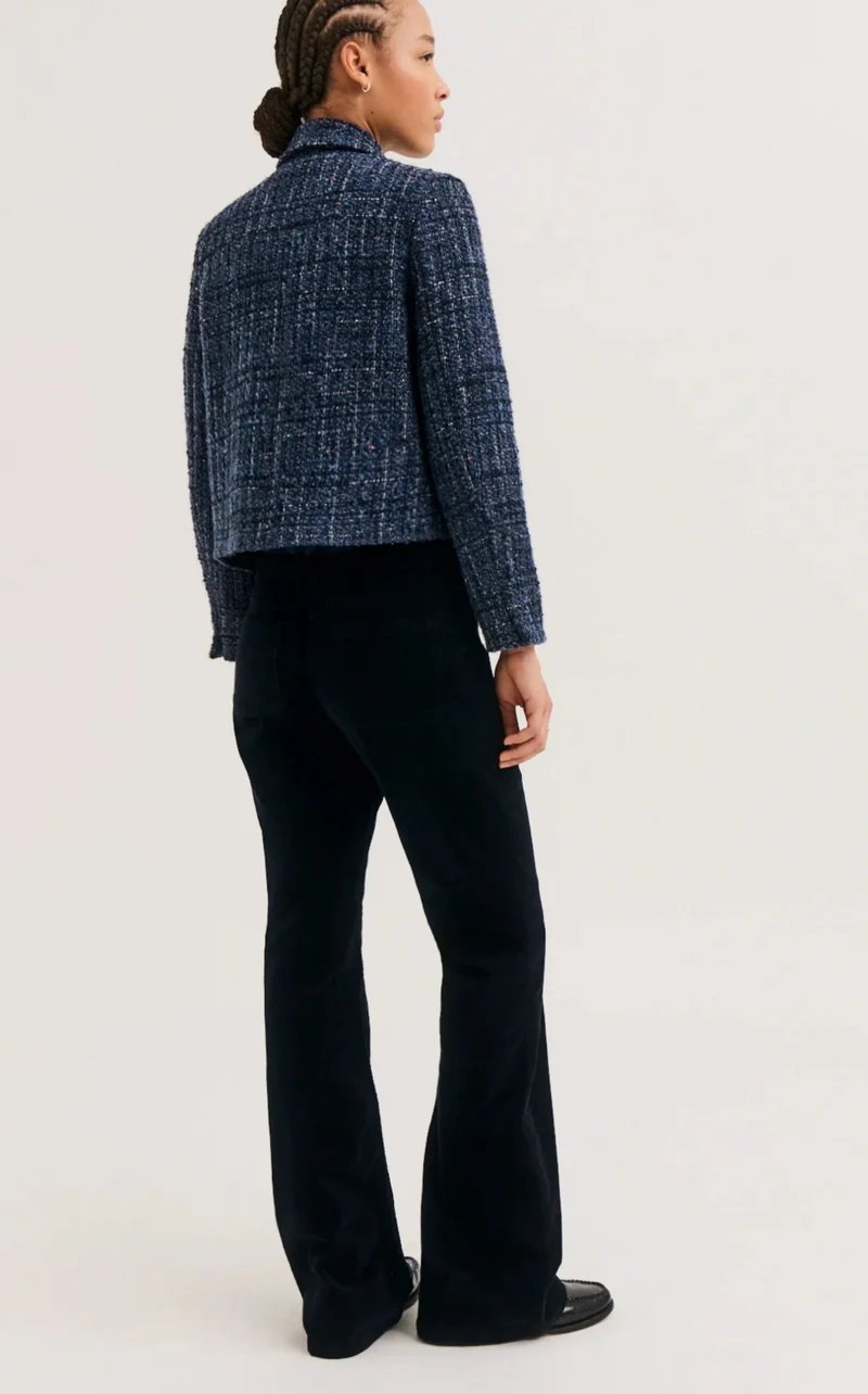 Pablo Veste Judith en Tweed Indigo