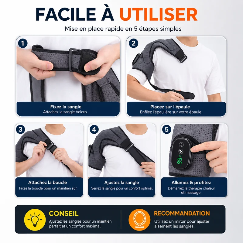 Masseur Cervical Chauffant THERMOFLEX™ | Massage nuque épaules
