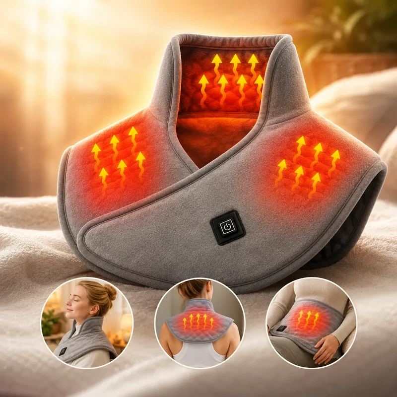 Masseur Cervical Chauffant USB MÉLIA™ | Massage nuque