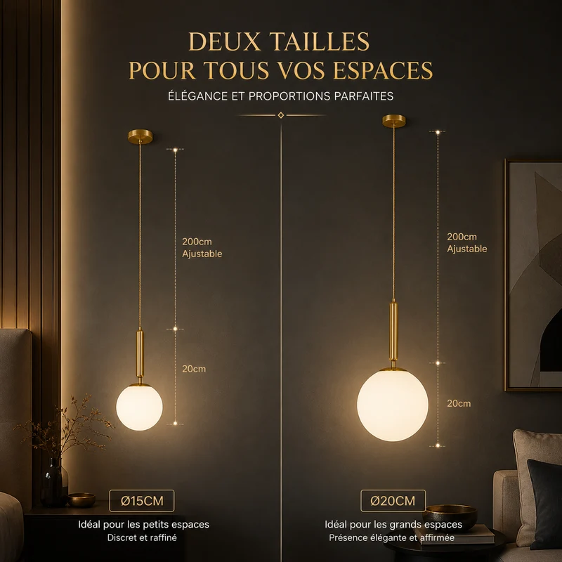 Luminaire pour une chambre - Lustre chambre moderne