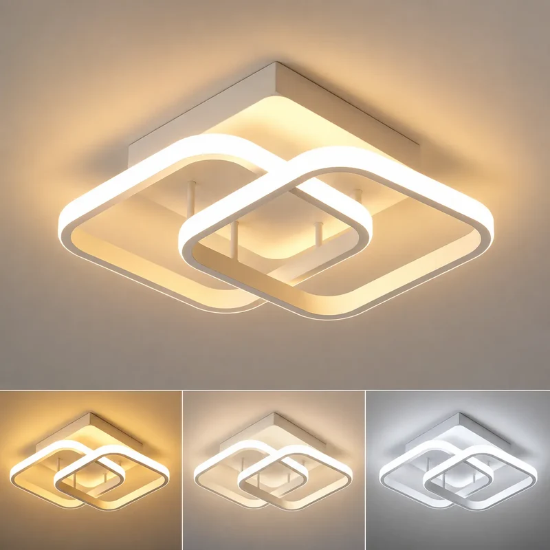 ORBÉLIA™ Moderne | Plafonnier à LED Design avec lumière 3 couleurs