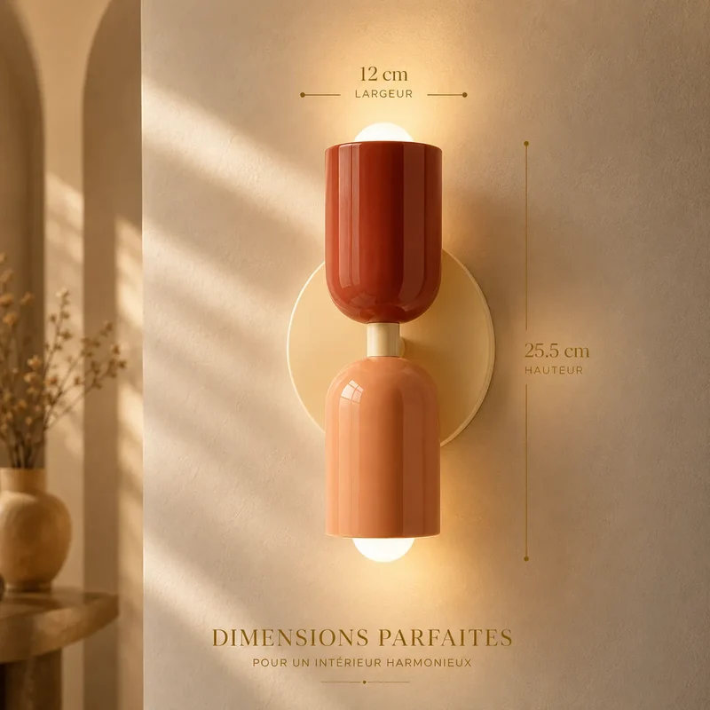 Lunéa™ Nordique | Élégante applique murale LED pour les salons