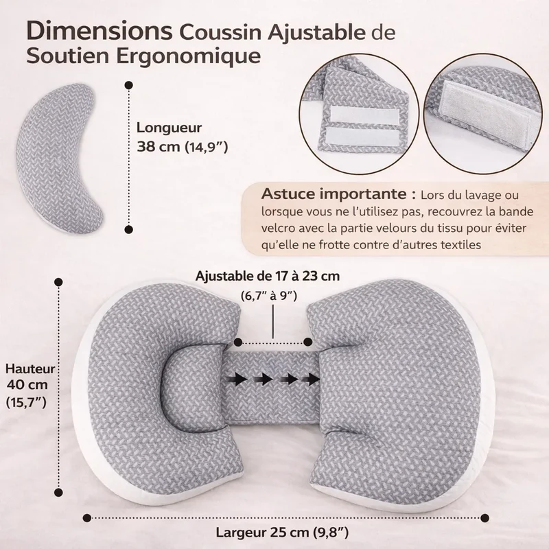 Coussin de Grossesse Ergonomique