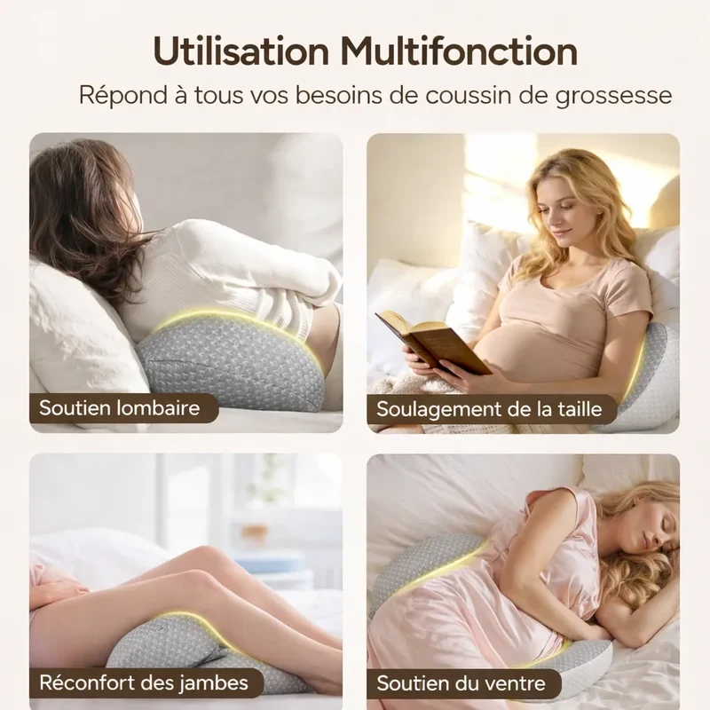 Coussin de Grossesse Ergonomique