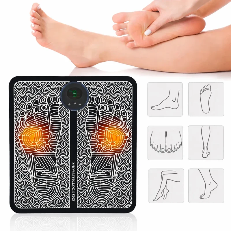 Appareil de Massage des Pieds – Tapis de massage électrique des pieds