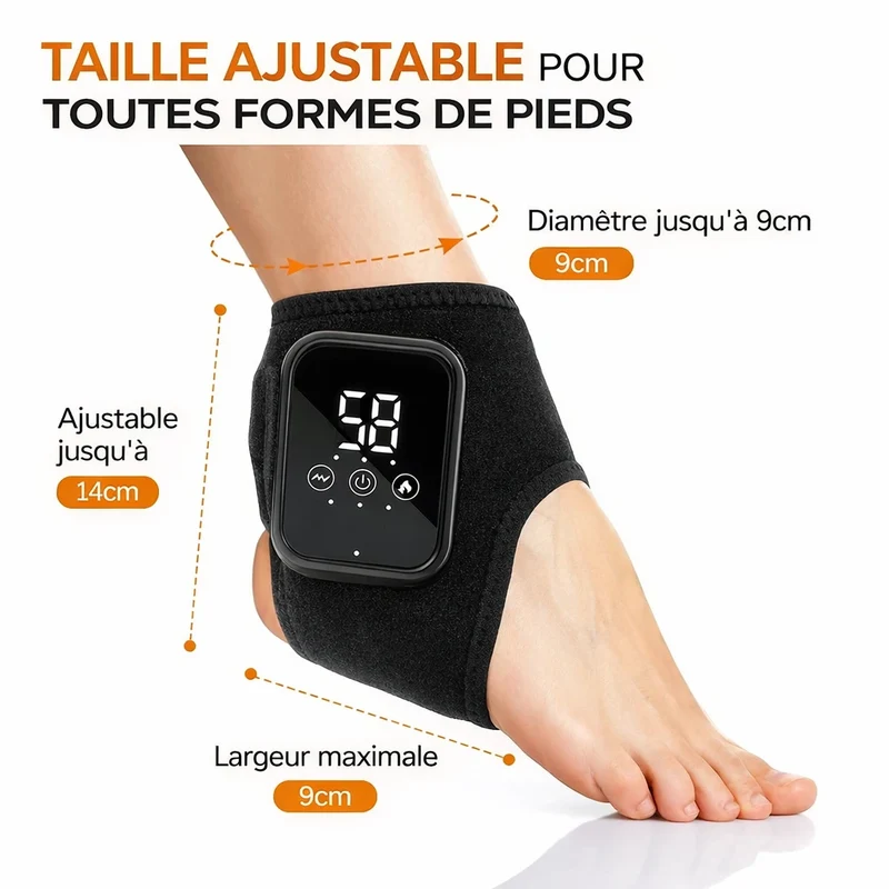 Masseur de Pied Électrique | Appareil de Massage des Pieds Réflexologie