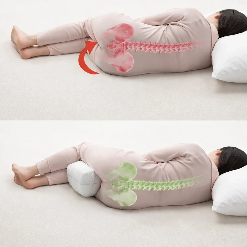 Coussin Genoux Ergonomique à Mémoire de Forme