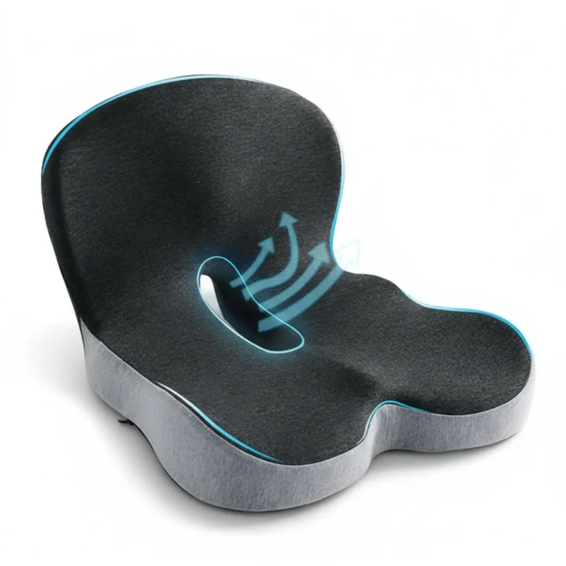 Coussin Lombaire Ergonomique en Mousse à Mémoire de Forme