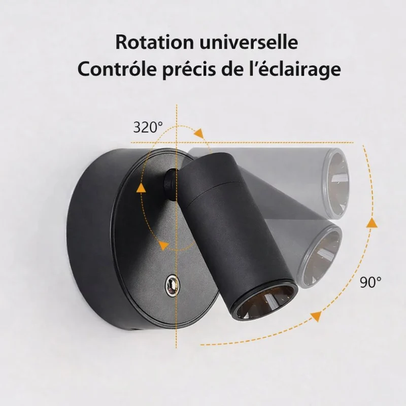 Applique Murale LED Rechargeable