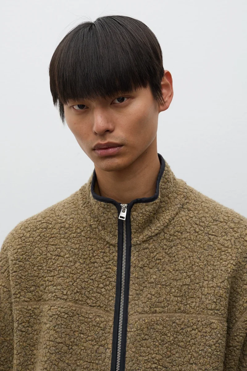 Norse Projects Veste Bjerget Sherpa Wool Butternut