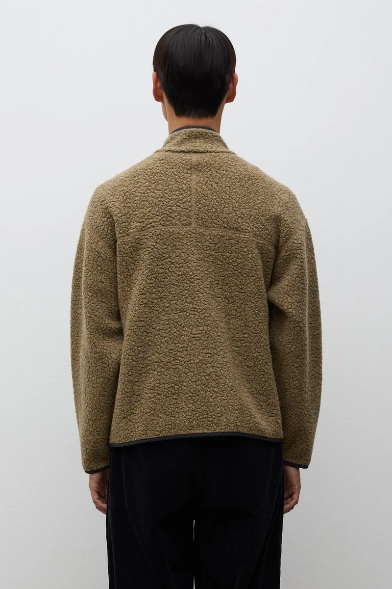 Norse Projects Veste Bjerget Sherpa Wool Butternut