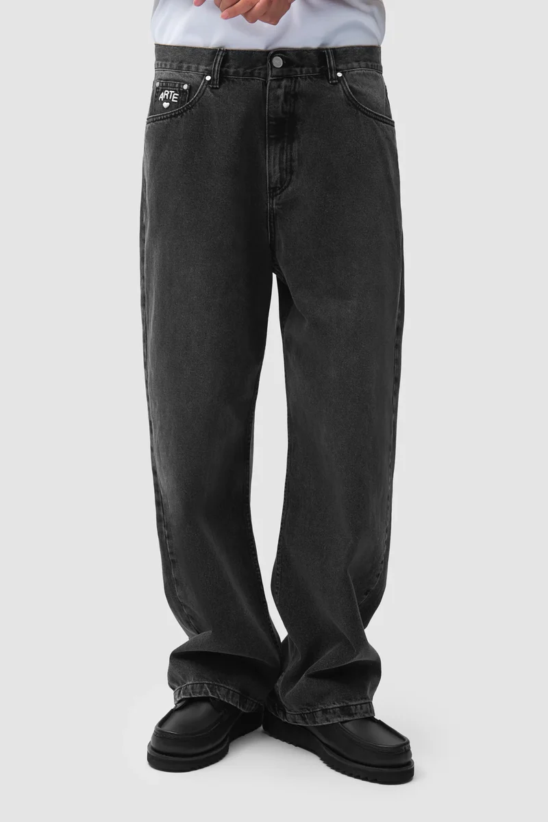 Arte Pantalon en Denim Cor Black