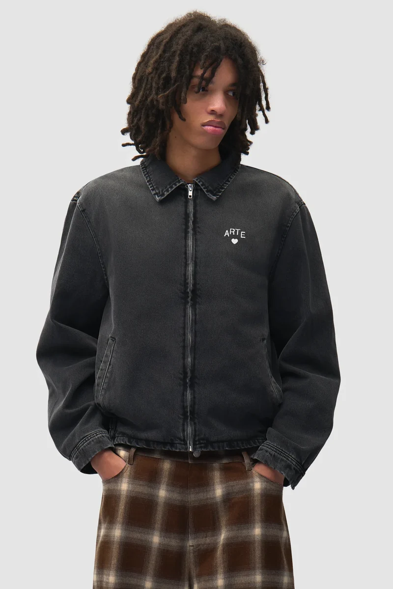 Arte Veste en Denim Washed Black