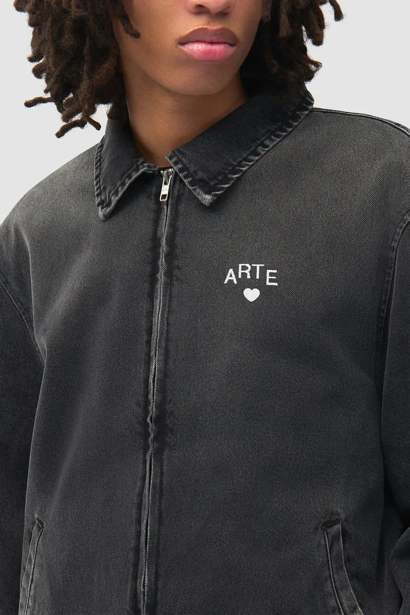 Arte Veste en Denim Washed Black