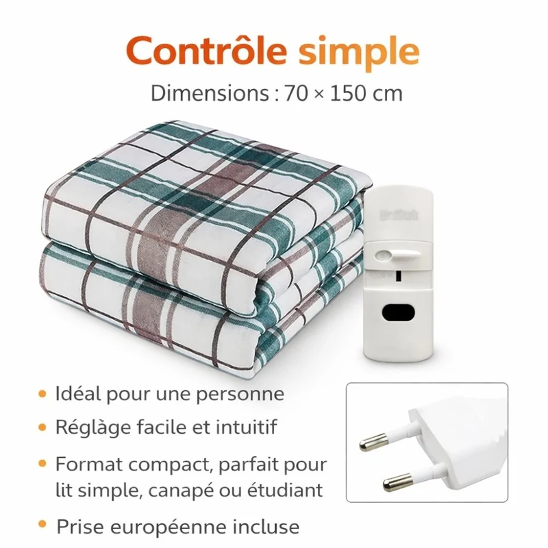 Couverture chauffante électrique