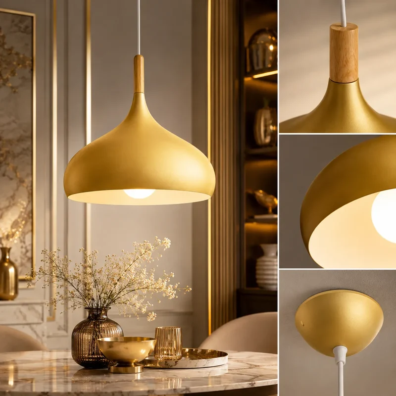 Soléane™ Élégance | Lustre moderne pour salon moderne et cuisine