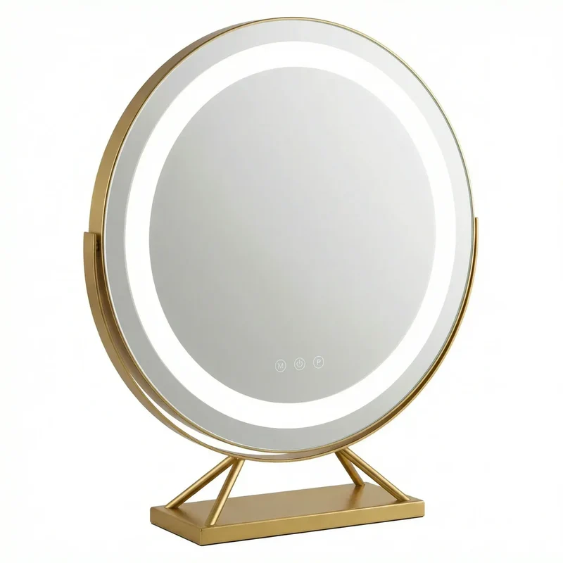Lumina Miroir led Coiffeuse | Élégant & Sans Fil - miroir à maquillage
