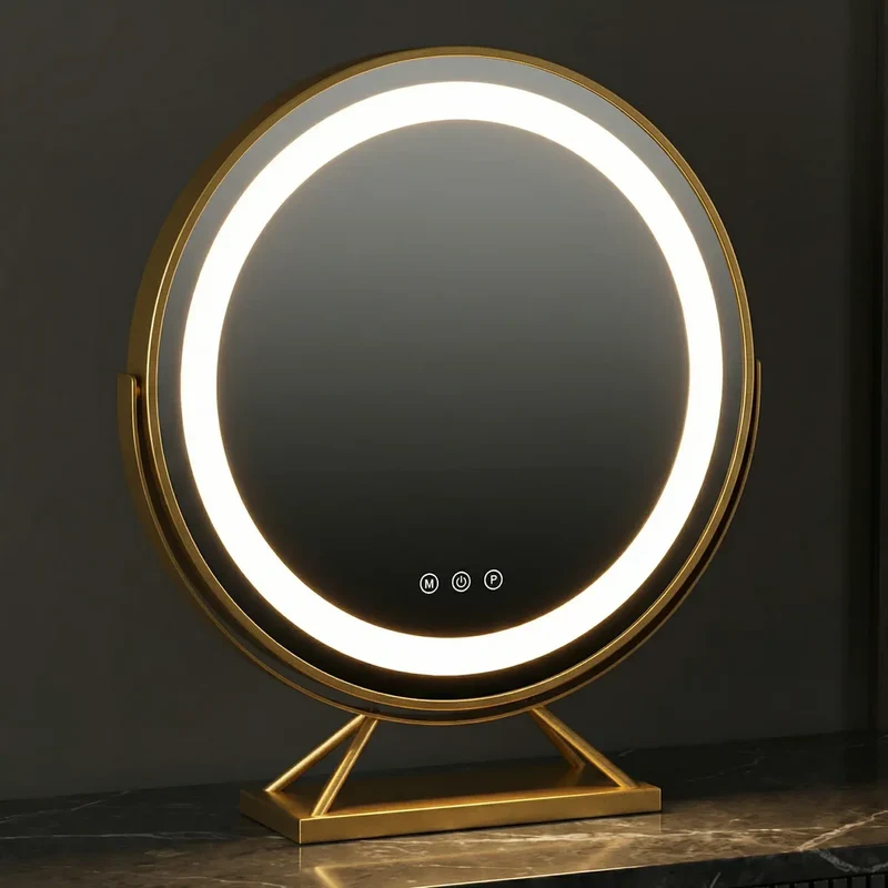 Lumina Miroir led Coiffeuse | Élégant & Sans Fil - miroir à maquillage