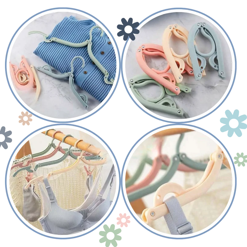 Cintres pliables double taille