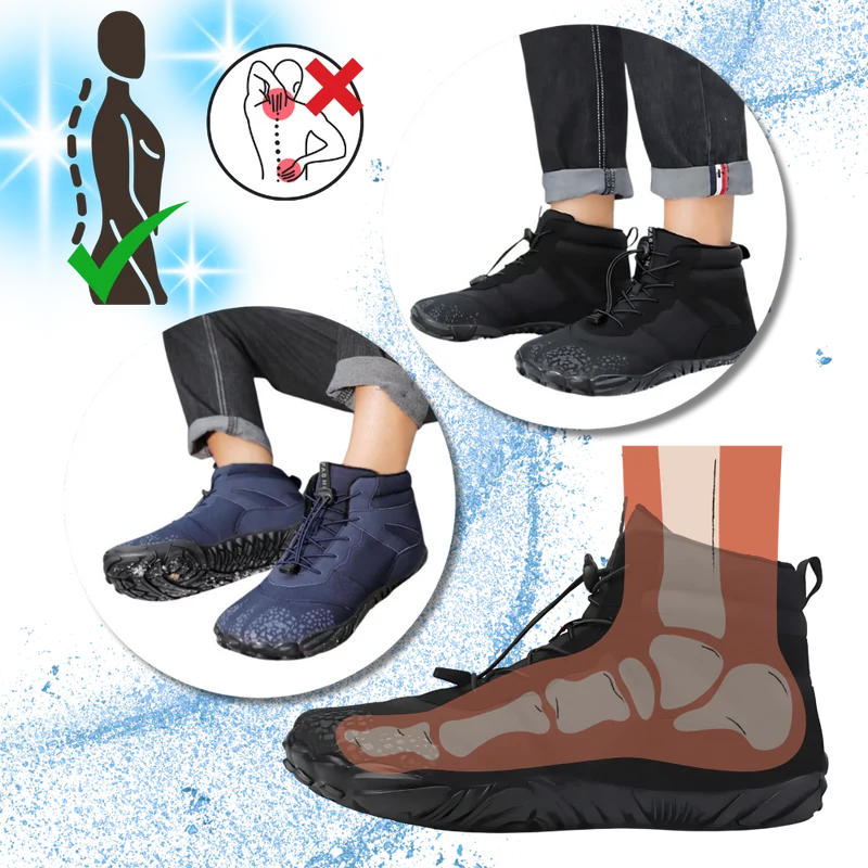 Chaussures de randonnée imperméables à semelle plate