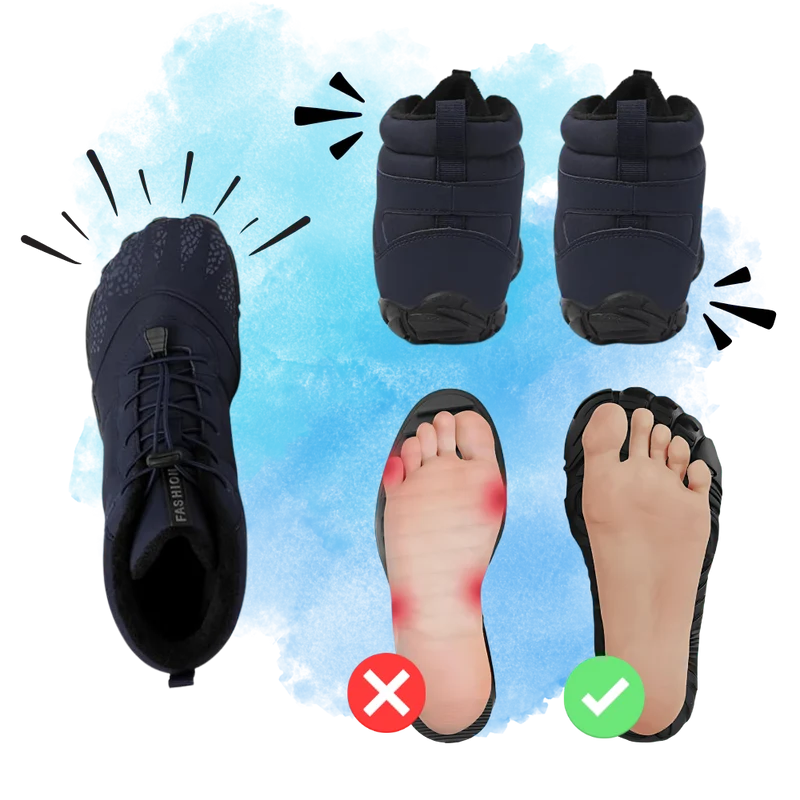Chaussures de randonnée imperméables à semelle plate