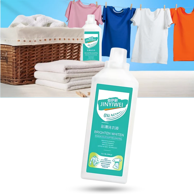 Solution de nettoyage à l'eau de Javel pour la protection des couleurs