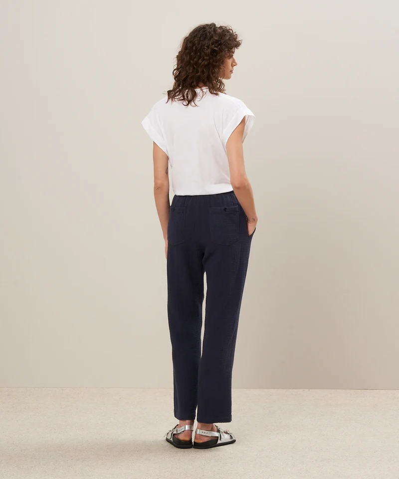 Hartford Pantalon Poma Bleu Marine