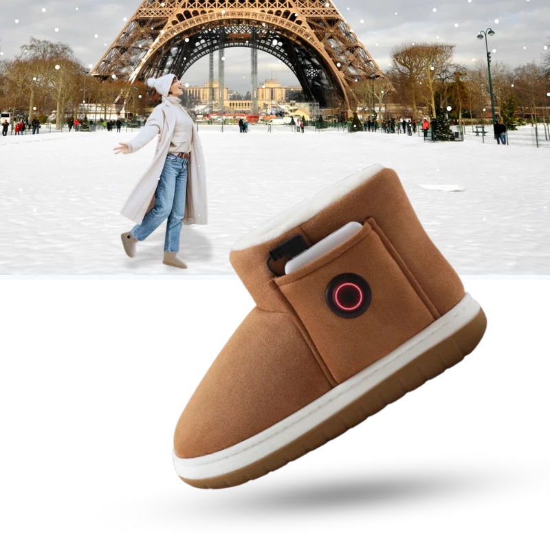 Chaussures en coton chauffées au graphène