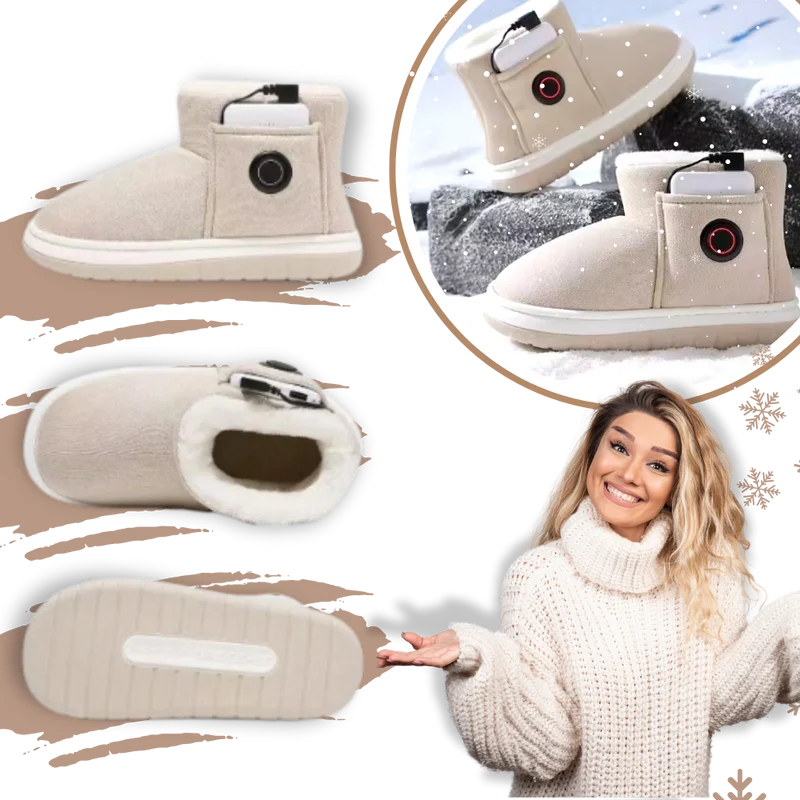 Chaussures en coton chauffées au graphène